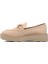 Bej Kadın Loafer Ayakkabı 2