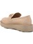 Bej Kadın Loafer Ayakkabı 4