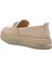 Bej Kadın Loafer Ayakkabı 4