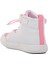 Beyaz Pudra Çocuk Hi Sneaker Ayakkabı 4