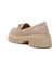 Bej Cilt Kadın Günlük Loafer Ayakkabı 4