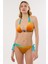 4612 Kahve Mavi Desenli Bikini Takımı 1