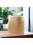 Bambu Çift Bölmeli Kapaklı 40 L Oval Çamaşır Sepeti 1