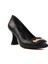 Siyah Cilt Kadın Topuklu Ayakkabı 3