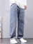 Erkek Casual Baggy Denim Jean Kot Pantolon 3
