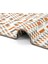 Lovely Turuncu Kilim Halı Çift Taraflı Makinede Yıkanabilir Yazlık Modern Banyo Mutfak Balkon Kilimi 7