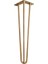 Masa Mobilya Ayakları Için Metal Altın Gold Firkete Takımı 80 cm 3