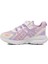Beyaz Lila Cırtlı Fileli Hafif Kız Çocuk Spor Ayakkabı 2
