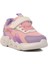 Pudra Işıklı Cırtlı Kız Çocuk Spor Ayakkabı 3