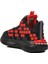 Kırmızı Misina Bağcıklı Bilek Boy Erkek Çocuk Sneaker 4