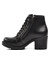 Siyah Poliüretan Kadın Topuklu Bot 2