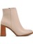 Bej Kadın Topuklu Bot 1