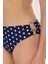 4600 Gümüş Puantiyeli Lacivert Straplez Bikini Takımı 3