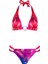4630 Mor Fuşya Desenli Bikini Takımı 4