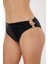 4600 Parlak Siyah Straplez Bikini Takımı 2