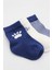 Bistyle 3'lü Penye Soket Çorap BS10110 Indigo 3