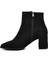 Siyah Süet Kadın Topuklu Bot 2