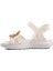 Beyaz Kız Çocuk Düz Sandalet 2