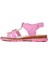 Pembe Sedef Comfort Kız Çocuk Düz Sandalet 2