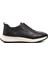 Siyah Deri Erkek Sneaker Ayakkabı 1