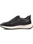 Siyah Deri Erkek Sneaker Ayakkabı 2
