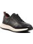 Siyah Deri Erkek Sneaker Ayakkabı 3