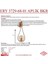 Bakır Modern Aplik 3729-68-01 4