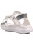 Gümüş Gri Kız Çocuk Düz Sandalet 4