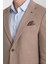 Brando Erkek Kahverengi Kendinden Desenli Slim Fit Pamuklu Likralı Esneyen Kumaşlı Spor Blazer Ceket 2