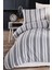 Modern Stripe Nevresim Takımı Tek Kişilik Gentletouch Antrasit 1