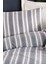 Modern Stripe Nevresim Takımı Tek Kişilik Gentletouch Antrasit 2