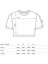 Kadın Kristal Taş Baskılı White Wicked Crop T-Shirt Siyah 4