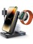 4'ü 1 Arada Katlanabilir Şarj Istasyonu iPhone Serisi 14/13/12/11/x/xs/xr/8/7/6/5, Airpods Pro/3/2, Apple Watch Ultra/9/8/7/6/se/5/4/3/2 Için 20W Adaptörlü Çıkarılabilir Şarj Cihazı 3
