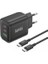 GAN10 Gan 65W 2xtype-C 1xusb 3 Girişli Hızlı Şarj Adaptörü - Siyah 2