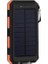 Agile Polikristal Solar Güneş Enerjili Powerbank Su Geçirmez Taşınabilir Göstergeli Fenerli Turuncu L50 (10000MAH) 1