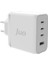 100W 4 Portlu Usb-C + Usb-A Gan Şarj Aleti Iphone& Macbook & Notebook Uyumlu Pd Type-C Hızlı Şarj Cihazı Beyaz 1