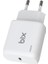 BXUC25TA 25W Type-C Pd Hızlı Şarj Adaptörü + 1 Metre 5A Type-C Kablo Siyah Iphone, Huawei Hızlı Şarj Protokolü Destekli BX-UC25TA 3