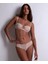 Illusion Fauve Bügelsiz Bralette Hayvan Deseni Fransız Dantel, Altın Detaylı ve Şık Tasarım 2