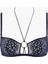 Illusion Fauve Bügelsiz Bralette Hayvan Deseni Fransız Dantel, Altın Detaylı ve Şık Tasarım 1