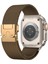 natürel Titanyum Apple Watch Ultra Band 42-44-45-49MM S10 46MM Milanese Bilezik 10 9 8 7 6 5 Se 4 4 1