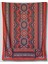 Kırmızı Pamuk Şal Afrika Mandala Desenli 70CMX190CM 1