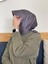 Koyu Gri Siyane Scarf Kristal Eşarp 3