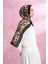 Siyah Camel Armanda Multi Leopar Desen Vual Şal 1