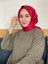 Kırmızı Siyane Scarf Kristal Eşarp 2