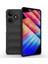 Infinix Hot 30 Kılıf Esnek Tpu Oyuklu Arka Yüzey Tasarımlı Rns Etnik Silikon Kapak - Siyah 1