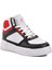 Beyaz Siyah Kırmızı Unisex Hi Sneaker 3