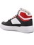 Beyaz Siyah Kırmızı Unisex Hi Sneaker 4