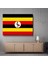 Uganda Bayrağı - Kanvas Tablo 1