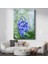 Mavi Hezaren Çiçeği - Doğal Bahçe Çiçeği Kanvas Tablo 1