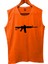 M16 Baskılı Kolsuz Sporcu T-Shirt Tank Top Sporcu Fitness Atlet 1